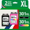 Image de 123CONSOMMABLES - 301XL Cartouches d'encre Remplacement pour HP 301 XL Noir et Couleur Grande Capacité Encre pour HP Envy 4500 4507 5530,DeskJet 1000 1510 2540 3050,OfficeJet 2620 2622 4630