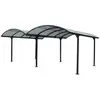 Image de Carport double en aluminium gris anthracite 28,62m²