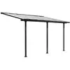 Image de Toit de Terrasse Aluminium Anthracite et Polycarbonate, 12.83m2