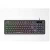 Image de Clavier gamer membrane - Touches silencieuses - THE G-LAB - KEYZ CAESIUM EX - 100% - Filaire - Rainbow - Noir
