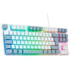 Image de The G-Lab Keyz Caesium TKL - Clavier Gamer 87 Touches 15 Macros AZERTY FR