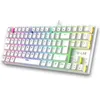 Image de Clavier Gamer - Mécanique Switch Rouge - Rainbow - TKL - Blanc RGB