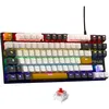 Image de Clavier Gaming - THE G-LAB - KEYZ-MERCURY-C/FR - Mécanique - TKL - 3coloris Blanc+Noir+OrangeFR