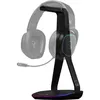 Image de Support pour Casque/Micro-Casque - THE G-LAB - K-STAND HYDROGEN - 2 ports USB - Noir