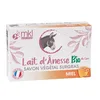 Image de MKL Green Nature Lait d'Ânesse Bio du Gers Savon Végétal Surgras Miel 100 g