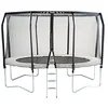 Image de Kangui - Trampoline de Jardin Rond Ø426cm avec Filet de sécurité + échelle - Fabrication européenne - Famili 430