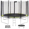 Image de Kangui - Trampoline Rond Ø360cm avec Filet, échelle, bâche et kit d'ancrage - RALLI 360