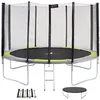 Image de Kangui - Trampoline Rond Ø430cm avec Filet, échelle, bâche et kit d'ancrage - RALLI 430
