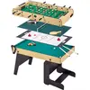 Image de KANGUI Table Multi-Jeux Pliable 4 en 1 Adulte - Baby-Foot - Billard - Ping Pong - Hockey