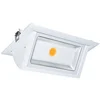 Image de Vision-EL 776912 Spot LED Rectangulaire Inclinable 4000°K, Aluminium/Verre + PC, 40 W, Blanc, (L x H)-235 x 145 mm