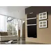 Image de CHEMIN’ARTE Sèche-Serviette Électrique Design Noir avec Thermostat Electronique 900W - 100x6x46cm - 2 barres porte serviettes - Conçu en France