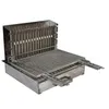 Image de Barbecue Encastrable Inox Charbon de Bois - Plancha Tonio