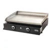 Image de Plancha Gaz IBISSA 2 Feux - Caisson Acier Epoxy Plaque Inox - Plancha Tonio