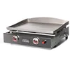 Image de Plancha Tonio - Plancha Gaz Tonio Lagoa 2 Feux Caisson et Plaque Inox