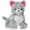 Image de Pelucho - Peluche Bouillotte Déhoussable - Bien-Être, Chaleur et Douceur - Micro-Ondable - Grains de Blé et Fleurs de Lavande - Fabriquée en France - Chat