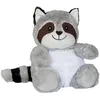 Image de Pelucho - Peluche Bouillotte Déhoussable - Bien-Être, Chaleur et Douceur - Micro-Ondable - Grains de Blé et Fleurs de Lavande - Fabriquée en France - Raton laveur