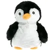 Image de Pelucho - Bouillotte Peluche Pingouin - Bien-Être, Chaleur et Douceur - Micro-Ondable - Grains de Blé et Fleurs de Lavande - Fabriquée en France