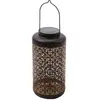 Image de Watt & Home Lanterne Solaire Andaluz 30 cm - Lanterne Solaire de Décoration - Brun - Non Résistant à l'Eau - Source Lumineuse Incandescente - 8 Heures d'Autonomie