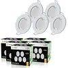 Image de LampesEcoEnergie Lot de 15 Spot Led Encastrable complete ronde fixe eq. 50w blanc neutre