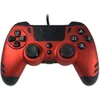 Image de Steelplay, Metaltech, manette filaire pour playstation 4, PS3 et PC, manette gaming filaire avec double système de vibration, Gamepad contrôleur de jeux filaire - Rouge Rubis