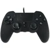 Image de Steelplay, Metaltech, manette filaire compatible PS4, PS3 et PC, manette gaming filaire avec double système de vibration, Gamepad contrôleur de jeux filaire - Noir Ebène