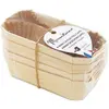 Image de 4 mini - caissettes à cake en bois + 8 caissettes sulfurisées de cuisson