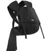Image de NéoBulle - P'tit Evo - Porte-Bébé Hybride - Ceinture Clipsable - Larges Bretelles en Tissu d'Écharpe Croisées - 100% Coton Bio - Fabriqué en France - De la Naissance à 2 Ans, Noir