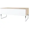 Image de Norstone Khalm 140 Chêne et Blanc - Meuble TV