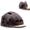 Image de Casque Pliable Plixi pour vélo, Trottinette électrique, gyroroue, Skateboard, Roller, VAE - Norme CE EN1078, même Protection Qu’Un Casque Classique - Volume divisé par 3 (Carmin Red, L/XL (59-62 cm))