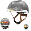 Image de Overade Innovation Française - Casque Life pour Vélo Et Trottinette, avec Éclairage Puissant Avant/arrière, Télécommande Clignotants Oximote Incluse, Taille Unique.