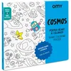 Image de OMY - Poster Géant à Colorier Cosmos - 100 cm x 70 cm - Encadrable - Immense carte de l'espace Originale et Amusante - Papier Extra-Blanc Qualité Supérieure 120 g/m² - Conçu et Fabriqué en France
