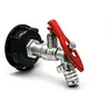 Image de Raccord robinet en laiton chromé cadenassable sortie 19mm 90 degrés