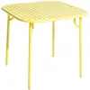 Image de Table carrée Week-end - 4 places Petite friture Jaune taille unique