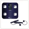 Image de Little Balance 8683, Kit Duo Connect Easy Jump, Impédancemètre + Corde à Sauter connectés, sans Pile USB, 180 kg, Noir