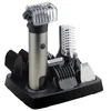 Image de LITTLE BALANCE 8789 Multi 6 Barber Inox, Tondeuse barbe,Tondeuse Cheveux, Rasoir électrique, Tondeuse Corps,Nez Oreilles, Multifonction, 6 têtes interchangeables, Sans fil, Socle de rangement, Noir