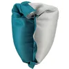 Image de Shelto Pouf Géant Tissu Mesh3D Bicolore Gris Cloud/Bleu Tile - 125 x 175 cm - Polyester - Flottant - Housse Lavable - Fabriqué en France