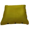 Image de Shelto Pouf Géant Flottant Tissu Mesh3D Vert Anis - 125 x 175 cm - Polyester - Piscine/Extérieur/Intérieur - Housse Lavable - Fabriqué en France