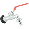 Image de Multicuves - Robinet Laiton chromé 15 mm pour Récupérateur Eau Pluie