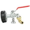 Image de Multicuves - Raccord cuve S60X6 - Robinet Laiton chromé 15 mm + Nez articulé