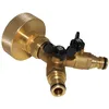 Image de Multicuves - Raccord S60X6 laiton - sélecteur 2 voies avec nez intégrés