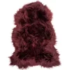 Image de MAISON THURET - Tapis Luxueux en Peau de Mouton 100% Naturelle | Cuir véritable Doux et Moelleux | Décoration Élégante pour Salon, Chambre | Confort Premium et Style Authentique