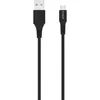 Image de GREEN_E Cable micro USB avec attache - 12 m - Noir