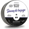 Image de Savon de Rasage 100% Naturel & Français de Monsieur BARBIER | Black Edition TONKA | Le Savon à Barbe traditionnel par excellence | À base de Beurre de Karité et de Noix de Coco | BIO et VEGAN | 150mL