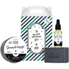 Image de Coffret de soin pour homme de Monsieur BARBIER | BLACK EDITION TONKA | Français, Naturel et Vegan | Visage, Rasage, Barbe & Cheveux pour un kit d'entretien premium complet | Le cadeau beauté idéal