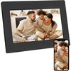 Image de AgfaPhoto Cadre Photo Connecté Realiview APF700 Wi-FI 7" LCD - Affichage Photos/Vidéos, Horloge, Météo, Rotation Auto, Mémoire 32Go, Appli FRAMEO iOS/Android Incluse - Noir