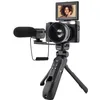 Image de AgfaPhoto Realishot VLG-4K S - Pack Vlogging Complet : Caméra 4K, Objectif Grand Angle, Trépied Powerbank et Télécommande