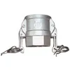 Image de Raccord camlock femelle - filetage femelle BSP en aluminium - Type D - Ø A: 1/2''____ Ø B: 1/2''