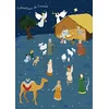 Image de Calendrier de l'avent Noël Traditionnel Crèche