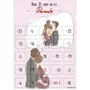 Image de Calendrier Evenement | Calendrier de l'avant Naissance 25 jours | Cadeau de Naissance ou Baby Shower | Compte à rebours pour jeunes et futurs parents | 25 cases à ouvrir