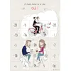 Image de Calendrier de l'avent 25 jours AVANT le MARIAGE - Cadeau Mariage COUPLE - Cadeau EVJF - GUIDE organisation de MARIAGE